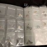 Thickened Clear Jewelry Storage Bags 50pcs