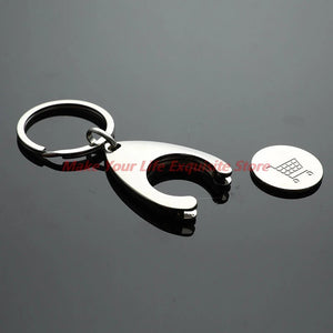 Mini Shopping Cart Key Chain for Car Key Ring Holders
