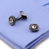 Crystal Knot Cufflinks and Studs Set for Men