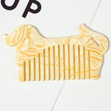 Korea Japan Acetic Acid Hair Comb Portable Wide-Tooth Puppy Comb