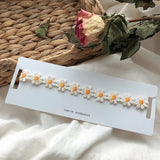 Korea Daisy Lace Chokers Necklaces for Women Female Flower Collar Chain