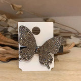 Korea Rhinestone Butterfly Hair Clips Glitter Hair Jewelry for Women