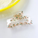 Korea Summer Fruit Print Acrylic Hair Clip Claw for Women