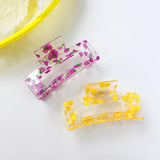 Korea Summer Fruit Print Acrylic Hair Clip Claw for Women
