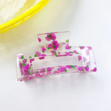 Korea Summer Fruit Print Acrylic Hair Clip Claw for Women
