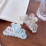 Medium High Sense Flower Hair Clip Acetic Acid Shark Clip Hair Accessories