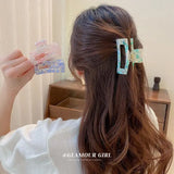 Acrylic Hair Claws Crab Women Hairpin Clips Headwear Hair Accessories