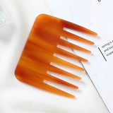 Japan Acetic Acid Anti-Static Comb Leopard Print Wide Tooth Comb