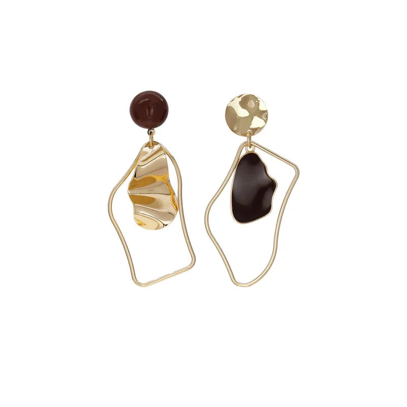 Acrylic Drop Earrings Punk Jewelry Vintage Crystal Dangle Earring