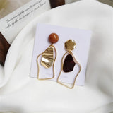 Acrylic Drop Earrings Punk Jewelry Vintage Crystal Dangle Earring