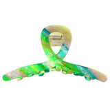Geometric Magic Green Hair Clip Claw for Women
