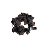 Organza Hair Scrunchies Heart Bowknot Elastic Hair Band