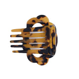 Geometric Acrylic Hair Clip Hair Claws Beige Brown Hair Accessories