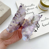 Love Heart Clouds Hand Plate Hair Clip Marbling Acetate Shark Clip