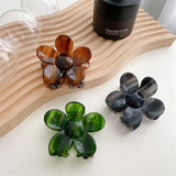 Gradient Flower Grab Clip for Girls