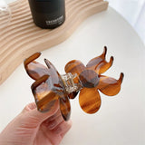 Gradient Flower Grab Clip for Girls
