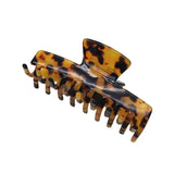 Retro Leopard Print Hair Clip Claw Acetic Acid Shark Clip
