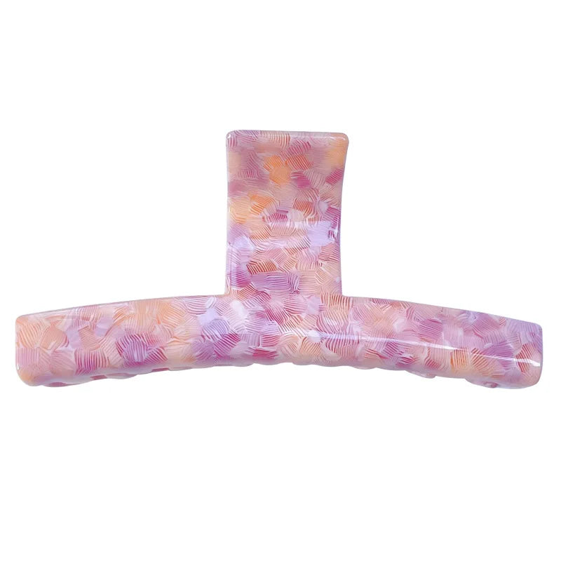 Colorful T Word Hair Clip Claw for Women Girls