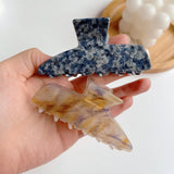 Acrylic Shark Clip Hair Accessories Set
