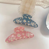 Cambered 10.5CM Daisy Flower Hair Clip Claw For Sweet Girls