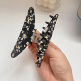 Cambered 10.5CM Daisy Flower Hair Clip Claw For Sweet Girls