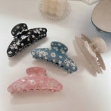Cambered 10.5CM Daisy Flower Hair Clip Claw For Sweet Girls