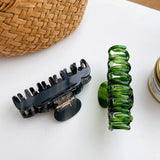 Double Keel Hair Clip Marbling Shark Clip Hair Accessories