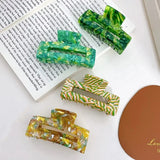 High Acetate Marbling Hair Clip Claw for Women Girls