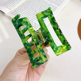 High Acetate Marbling Hair Clip Claw for Women Girls