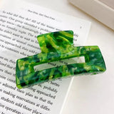 High Acetate Marbling Hair Clip Claw for Women Girls