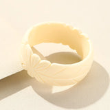 Resin Pattern Bangle Bracelet Arcylic Geometric Charm Jewelry