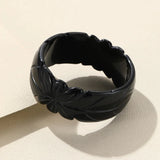Resin Pattern Bangle Bracelet Arcylic Geometric Charm Jewelry