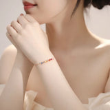 Rainbow Zirconia Stone Bracelet, Wedding Jewelry Gift