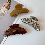 Retro Large Letter Hair Clip Acetic Acid Shark Clip Hair Accessories