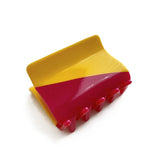 Hand-Stitched Colorful Acetate Shark Clip for Women