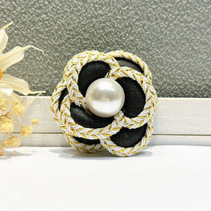 Flower Camellia Brooch for Bag Clothing Accessories
