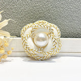 Flower Camellia Brooch for Bag Clothing Accessories