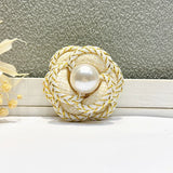 Flower Camellia Brooch for Bag Clothing Accessories
