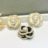 Flower Camellia Brooch for Bag Clothing Accessories