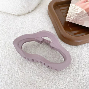 Retro 11.2cm Matte Cloud Shark Clip Strong Hold Clear for Women Girls