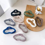 Retro 11.2cm Matte Cloud Shark Clip Strong Hold Clear for Women Girls
