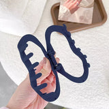 Retro 11.2cm Matte Cloud Shark Clip Strong Hold Clear for Women Girls