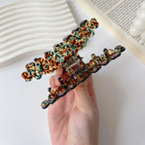 Wavy Texture Hair Clip Claw Acetic Acid Shark Clip for Women Girls
