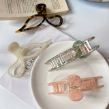 Marbling Hair Clip Claw For Girls High Acetic Acid Shark