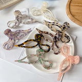Marbling Hair Clip Claw For Girls High Acetic Acid Shark