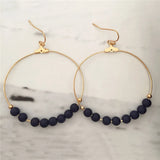 Round Beads Dangle Drop Earrings Wedding Jewelry Geometric Earings