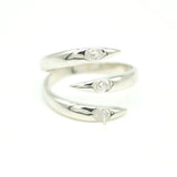 S925 Sterling Silver Freshwater Pearl Flower Ring Fittings DIY Empty Bracket