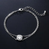 Geometry Zircon Bracelet Chain for Women Party Jewelry