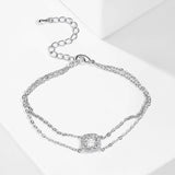 Geometry Zircon Bracelet Chain for Women Party Jewelry