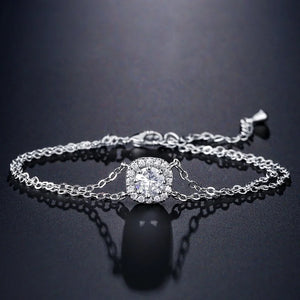 Geometry Zircon Bracelet Chain for Women Party Jewelry